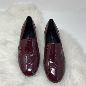 Ivanka Trump maroon loafers